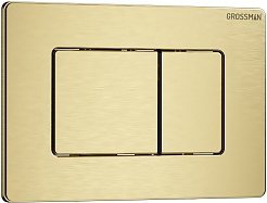Grossman Инсталляция для подвесного унитаза Classic 97.04.32M с клавишей смыва золото сатинированное – фотография-9